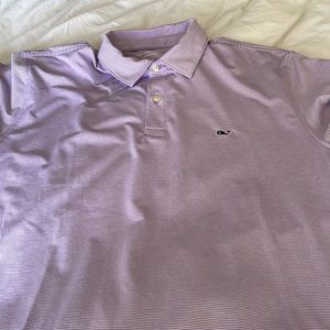 Vineyard Vines men performance polo purple